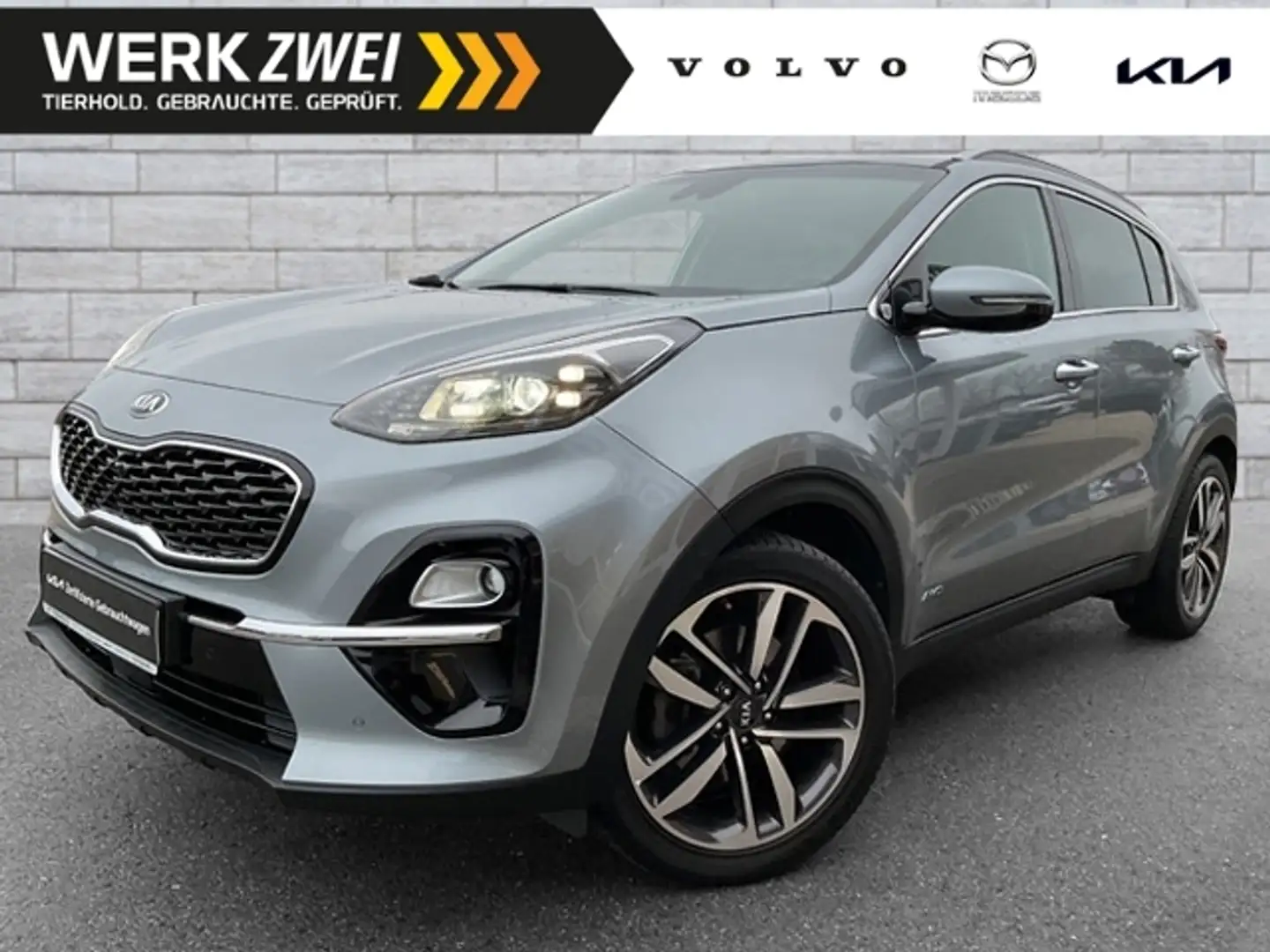 Kia Sportage 1,6 Spirit 4WD LEDER 360° Navi 19" LED Silber - 1