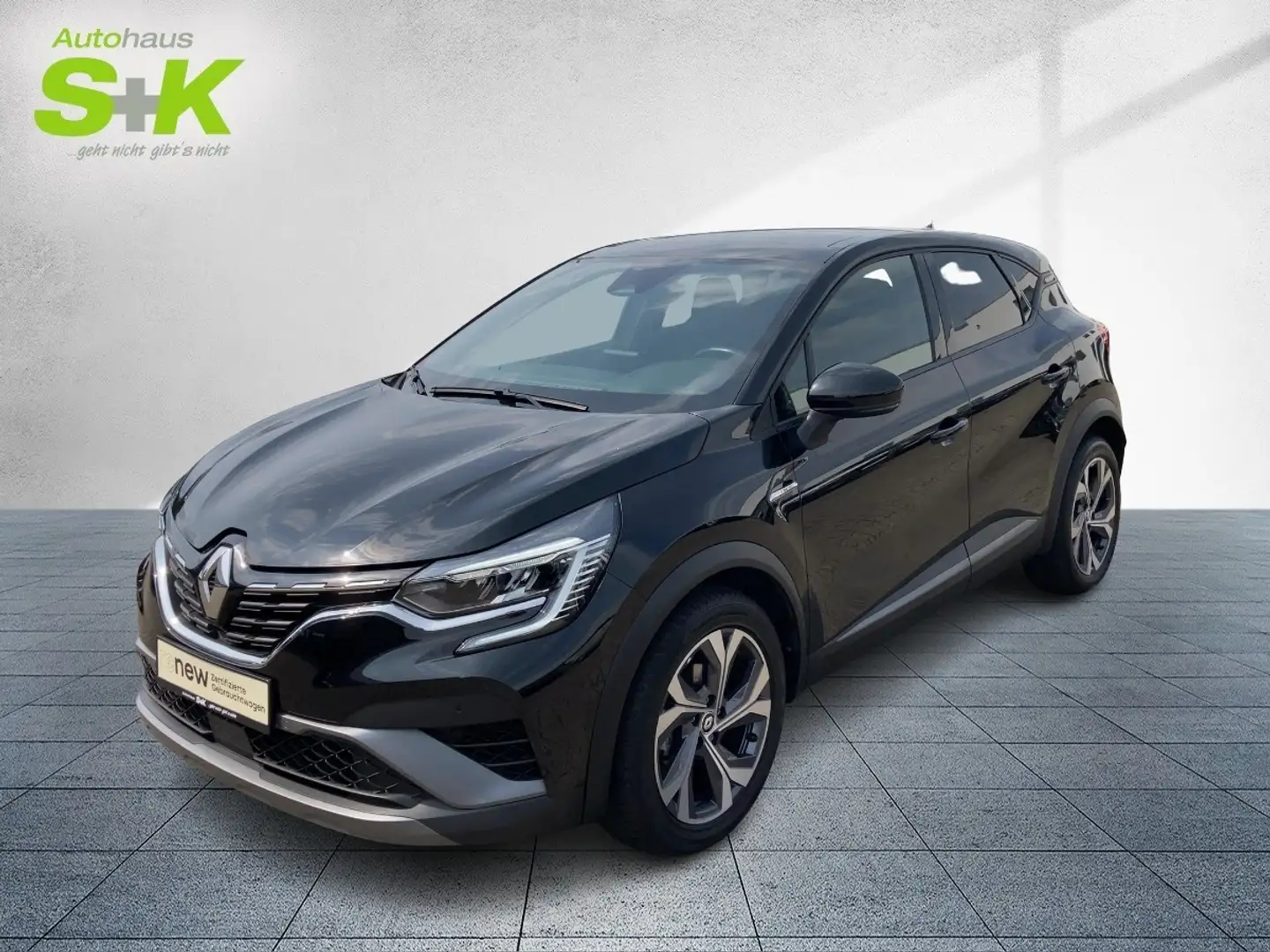Renault Captur TCe 160 Mild-Hybrid R.S. Line*KAMERA*NAVI* Zwart - 1