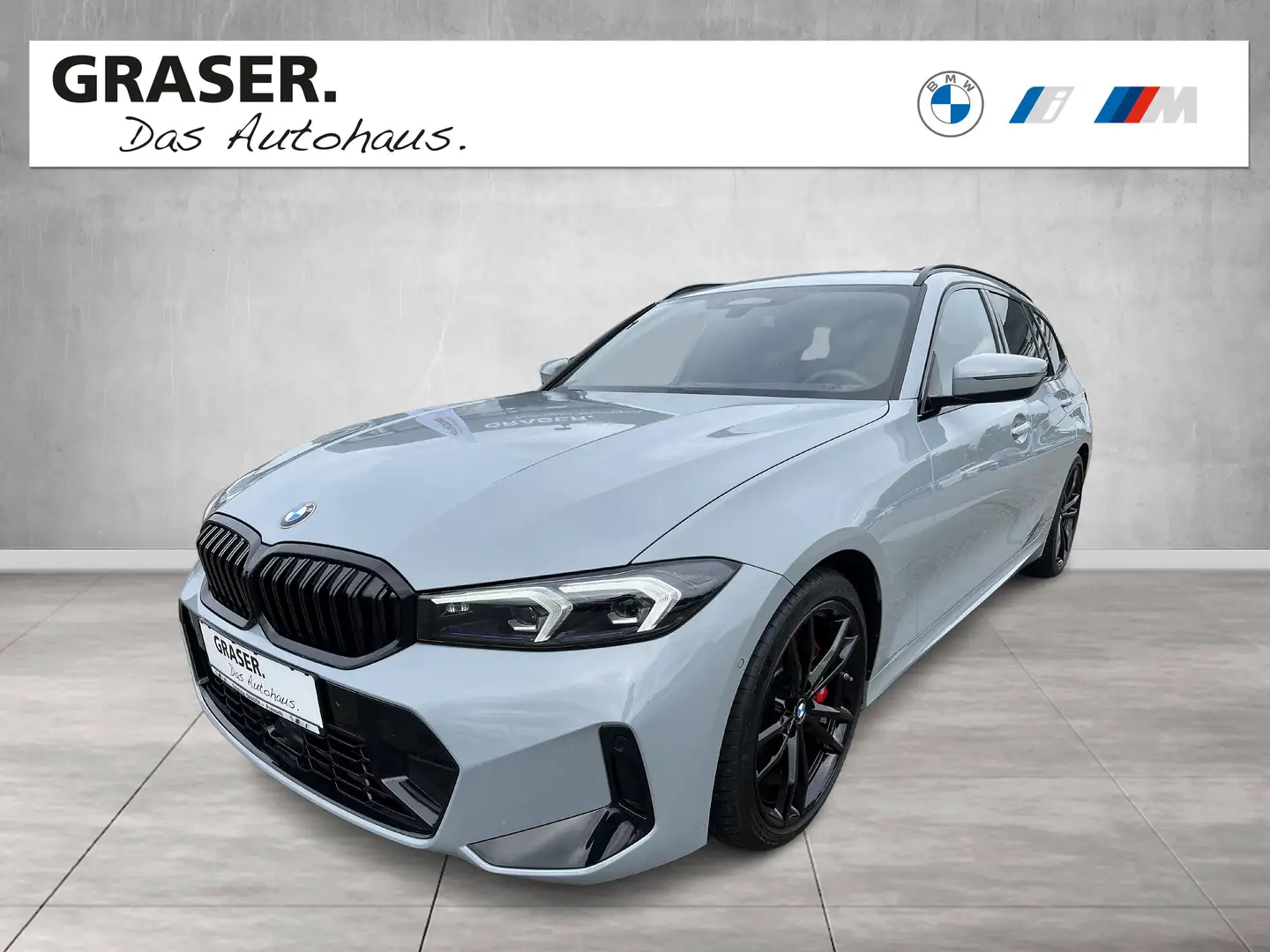 BMW 320 i Touring M Sportpaket Head-Up HK HiFi DAB Grijs - 1