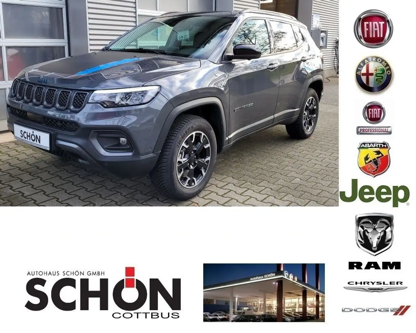 Jeep Compass Trailhawk Plug-In Hybrid 4WD Grau - 1