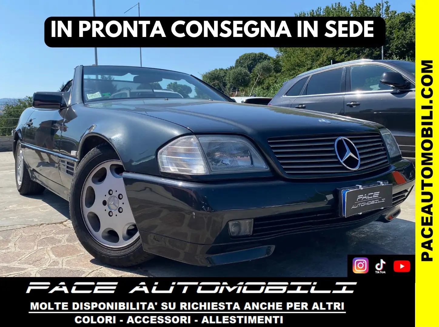 Mercedes-Benz SL 500 ELEGANCE R129 V8 ASI TARGA ORO HARD TOP PELLE Gris - 1