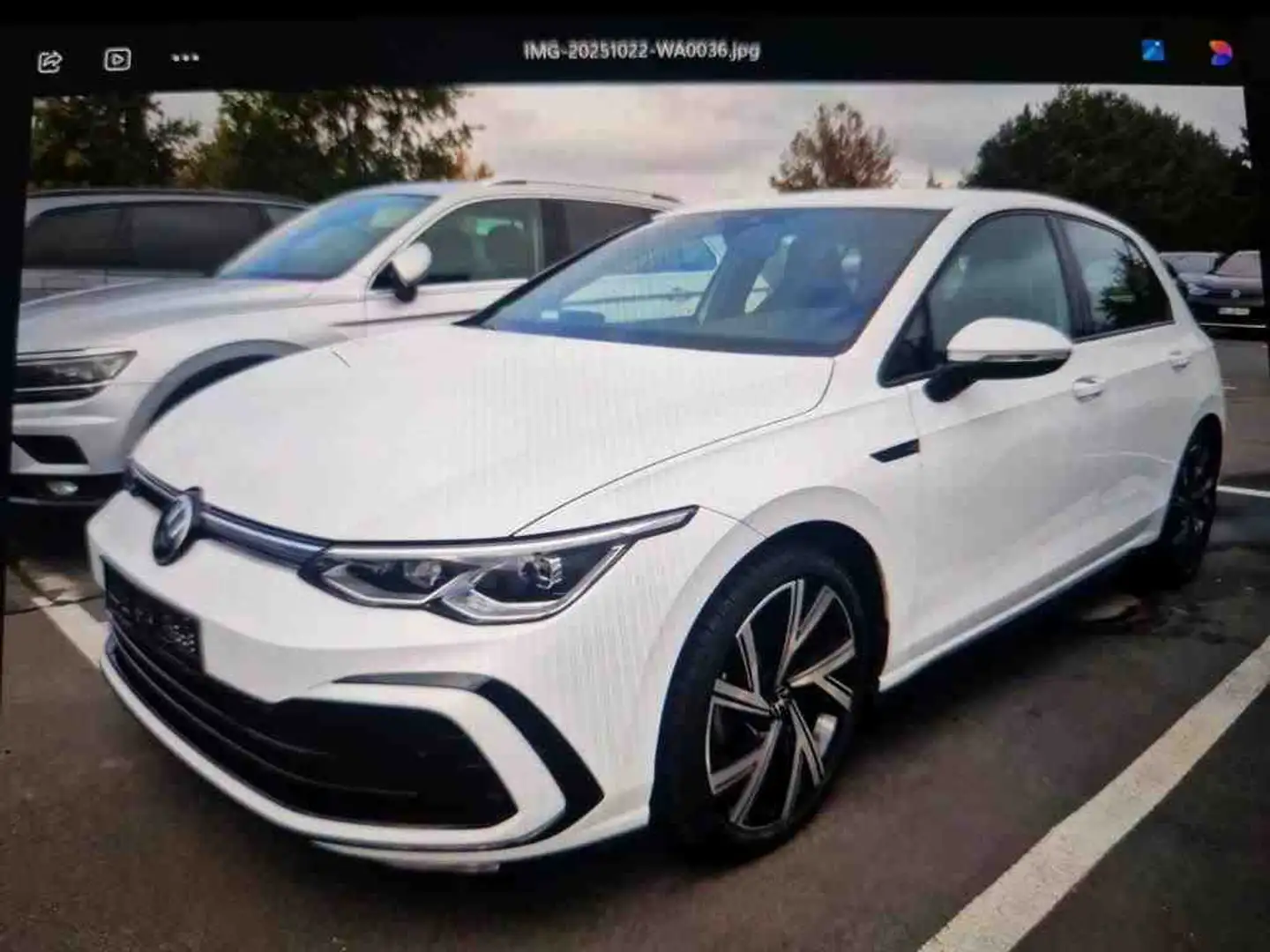 Volkswagen Golf R-Line eTSI DSG CarPlay/AHK/Virt/ACC/LED Weiß - 2