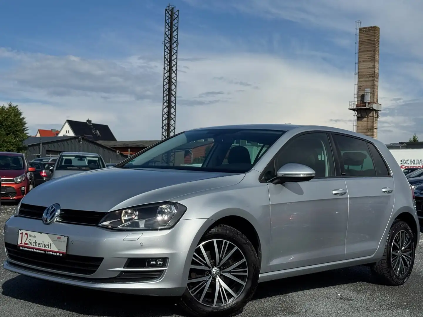Volkswagen Golf VII Lim. Allstar BMT/SHZ/NAVI/EURO 6 Argent - 1