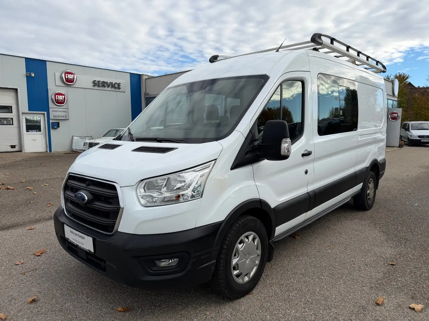 Ford Transit 350 L3H2*6 Sitzer*1 Besitz*MwSt*AHK*Pickerl NEU Weiß - 1