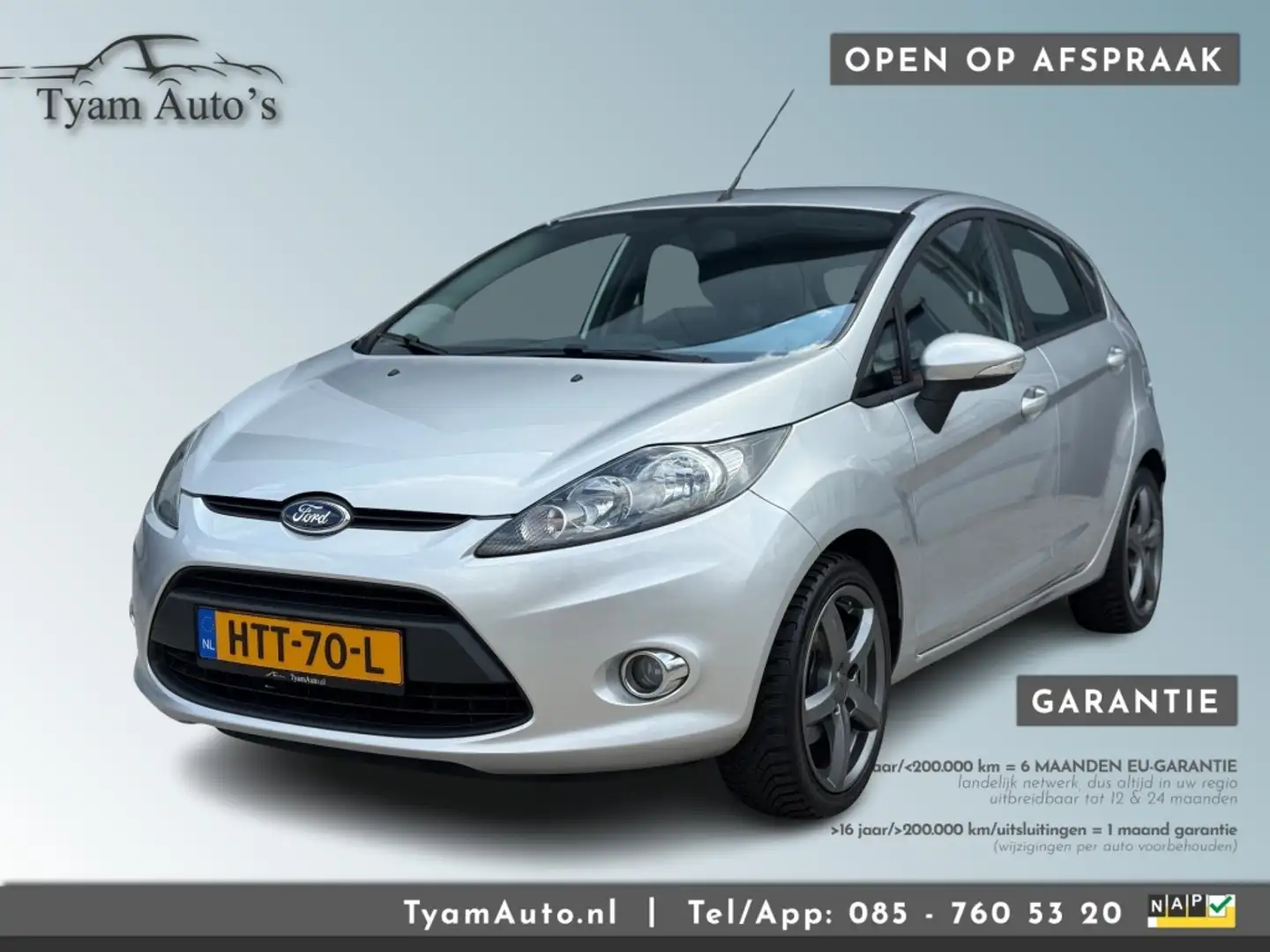 Ford Fiesta 1.25 CHAMPIONS EDITION / AIRCO STOELVERWARMING BT- Gris - 1