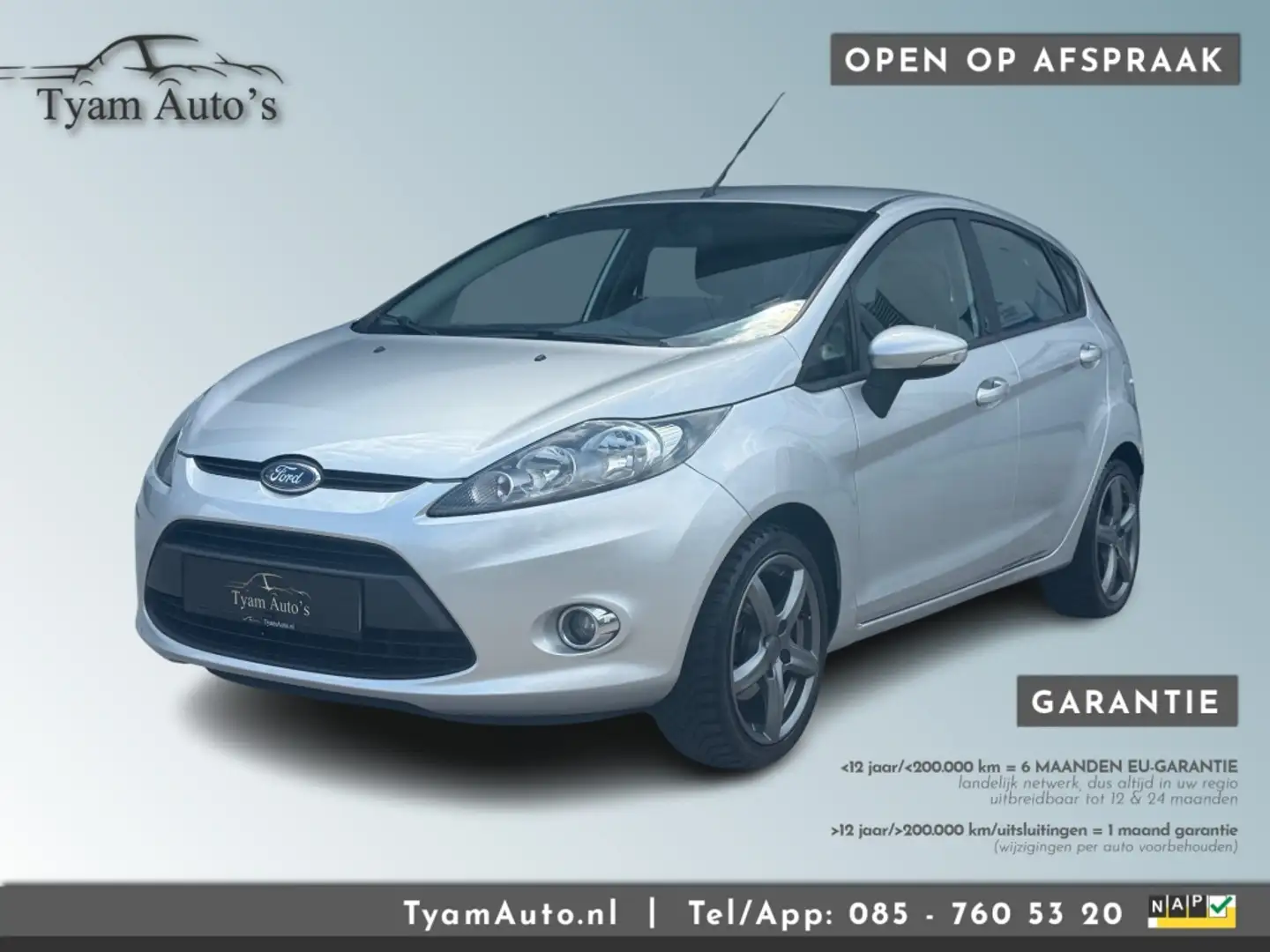 Ford Fiesta 1.25 CHAMPIONS EDITION / AIRCO STOLEVERWARMING BT- Argent - 1