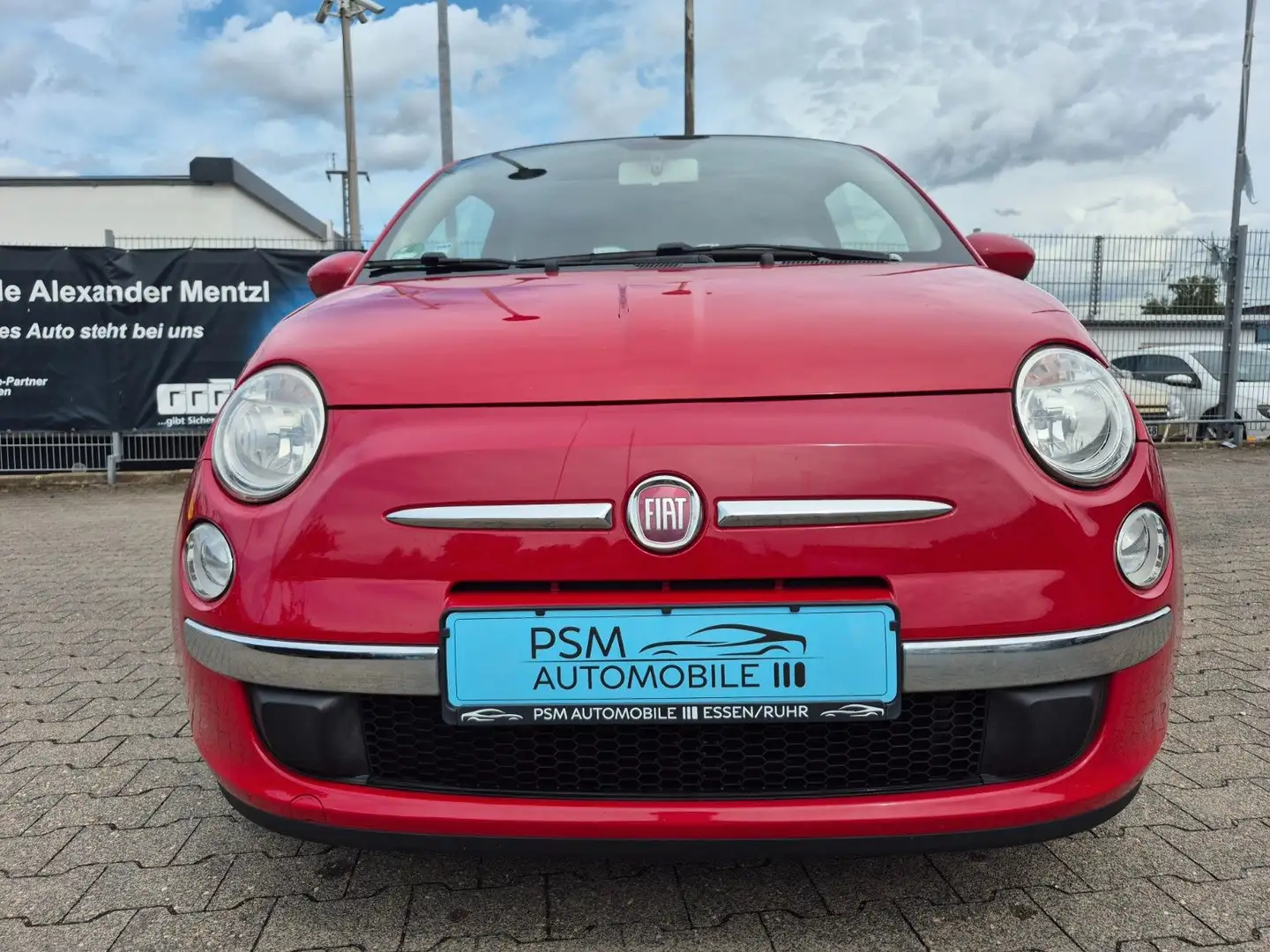 Fiat 500 Klimaanlage Panoramadach Rood - 2
