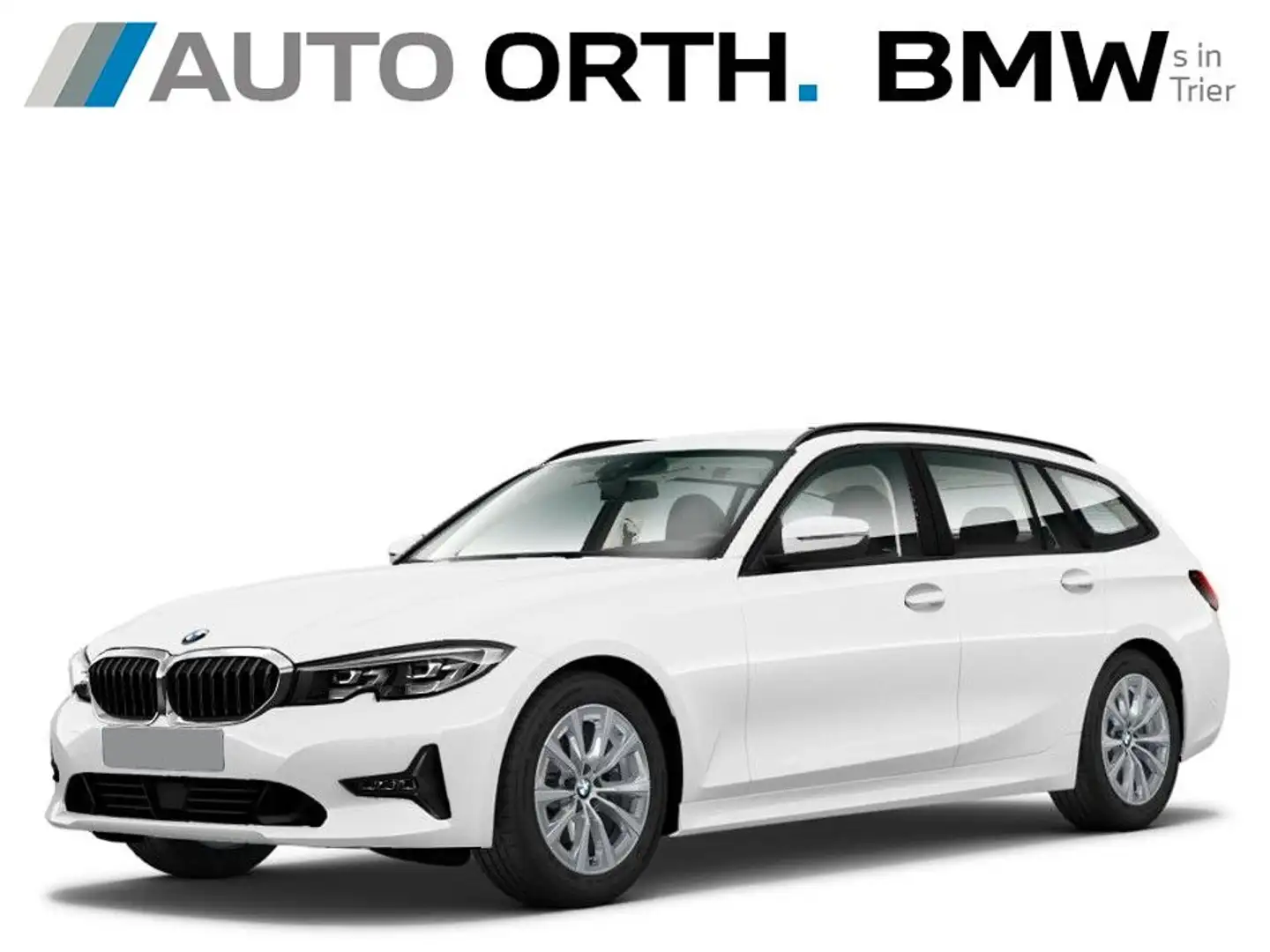 BMW 320 d xDrive Touring AUT. LC-PROF ST-HZG ACC AHK Weiß - 1