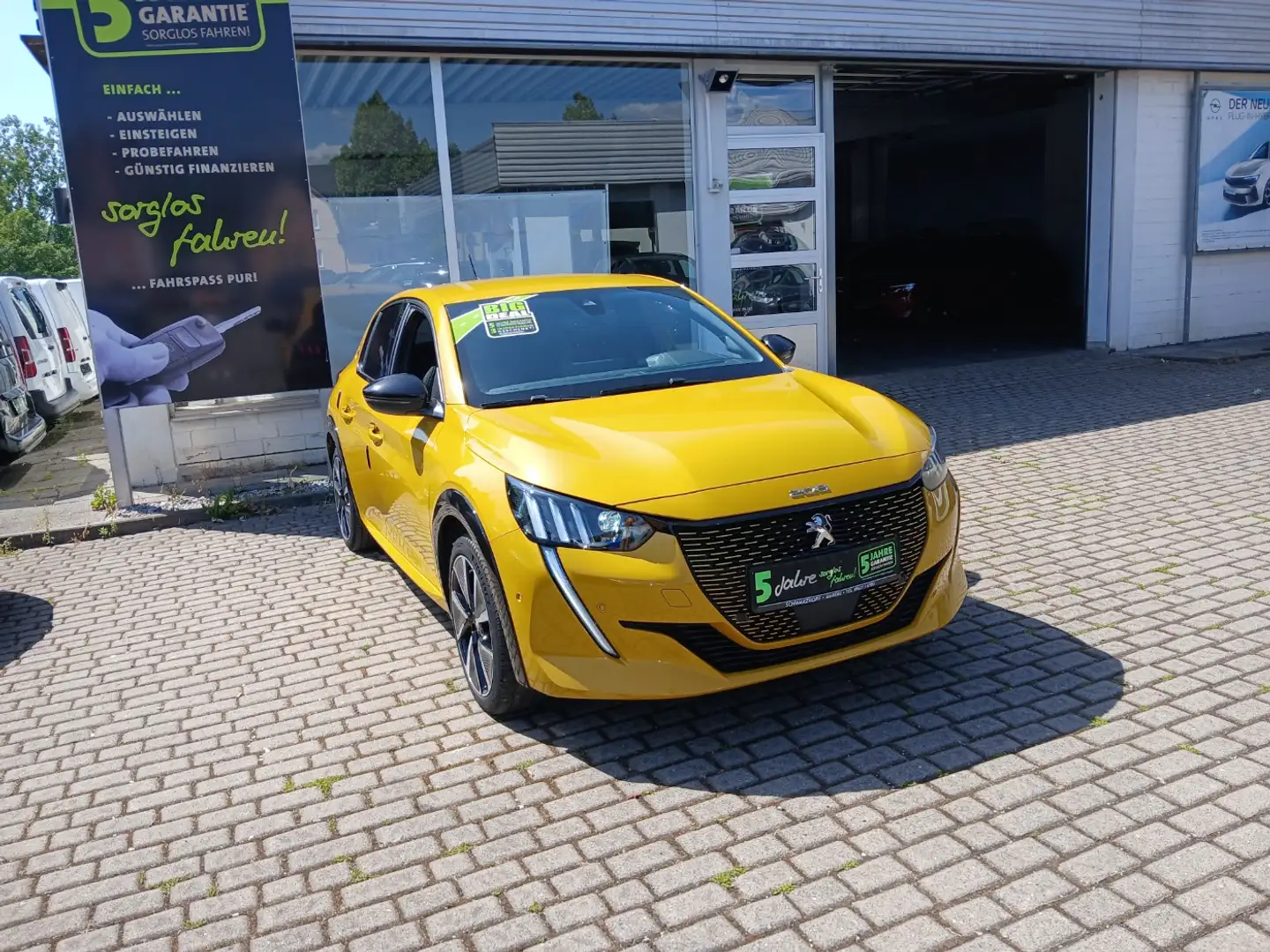 Peugeot e-208 208-e Jaune - 2