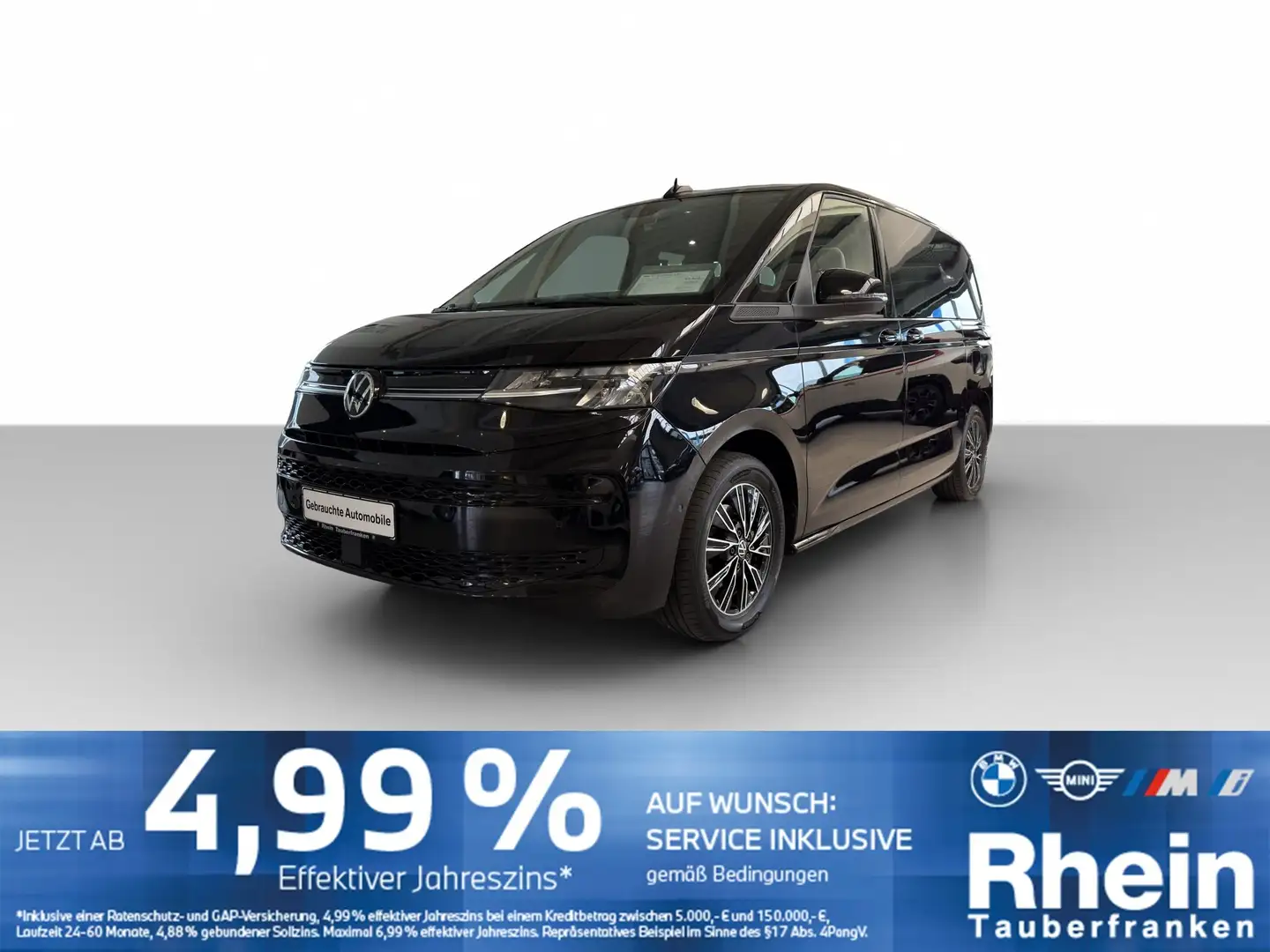 Volkswagen T7 Multivan Life Kurz ACC*ParkAss* Navi* Zwart - 1