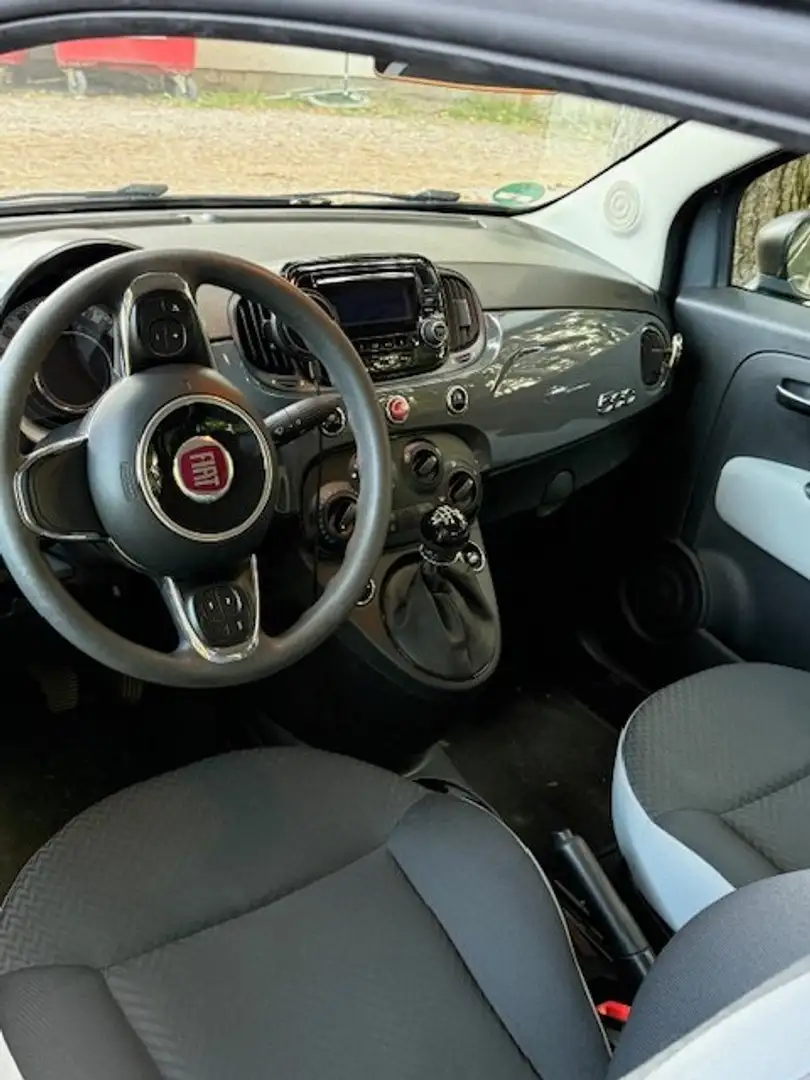 Fiat 500 500 1.2 8V Dualogic Pop-Star, Start / Stop Grau - 1