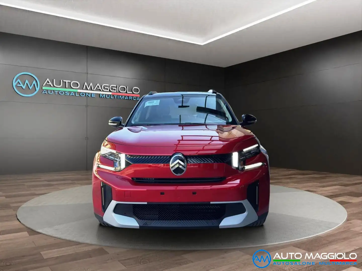 Citroen C3 Aircross 1.2 PureTech Turbo 100CV Plus NEO PATENTATO Rosso - 2
