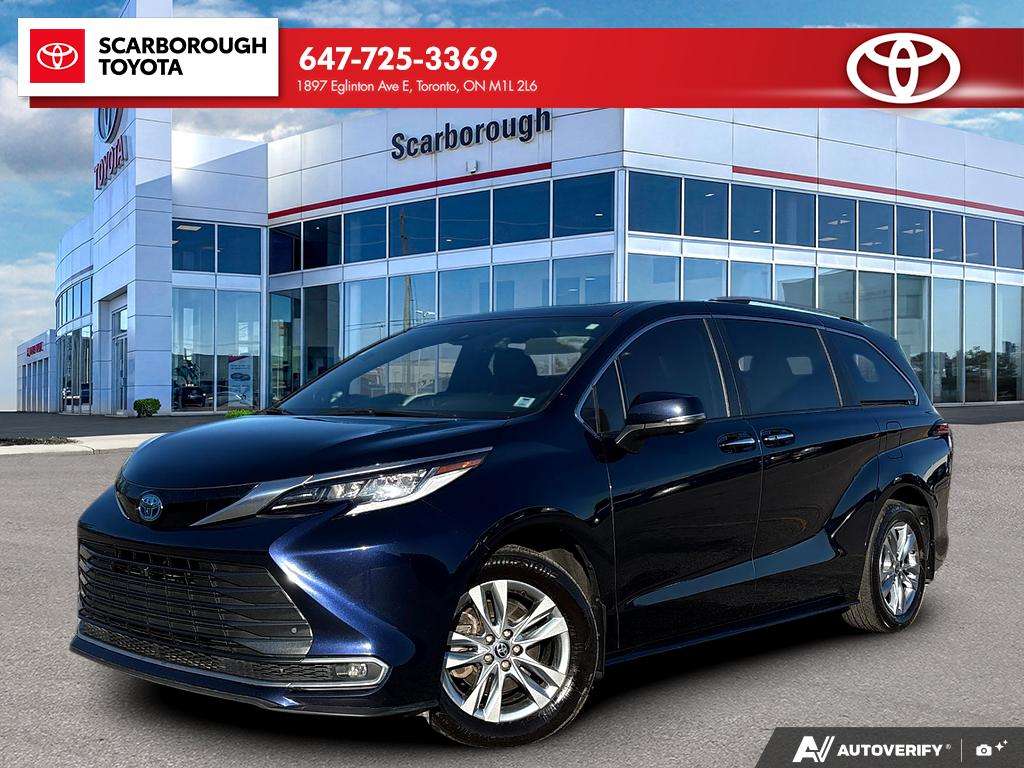 Blue 2025 Toyota Sienna Minivan All-Wheel Drive Automatic