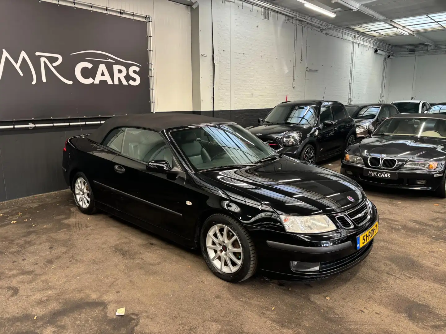 Saab 9-3 Cabrio 2.0t Vector leder/clima Zwart - 2