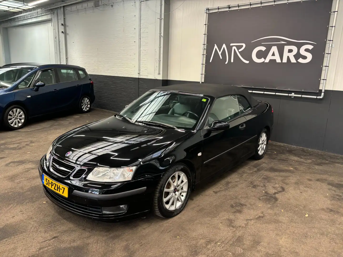 Saab 9-3 Cabrio 2.0t Vector leder/clima Zwart - 1