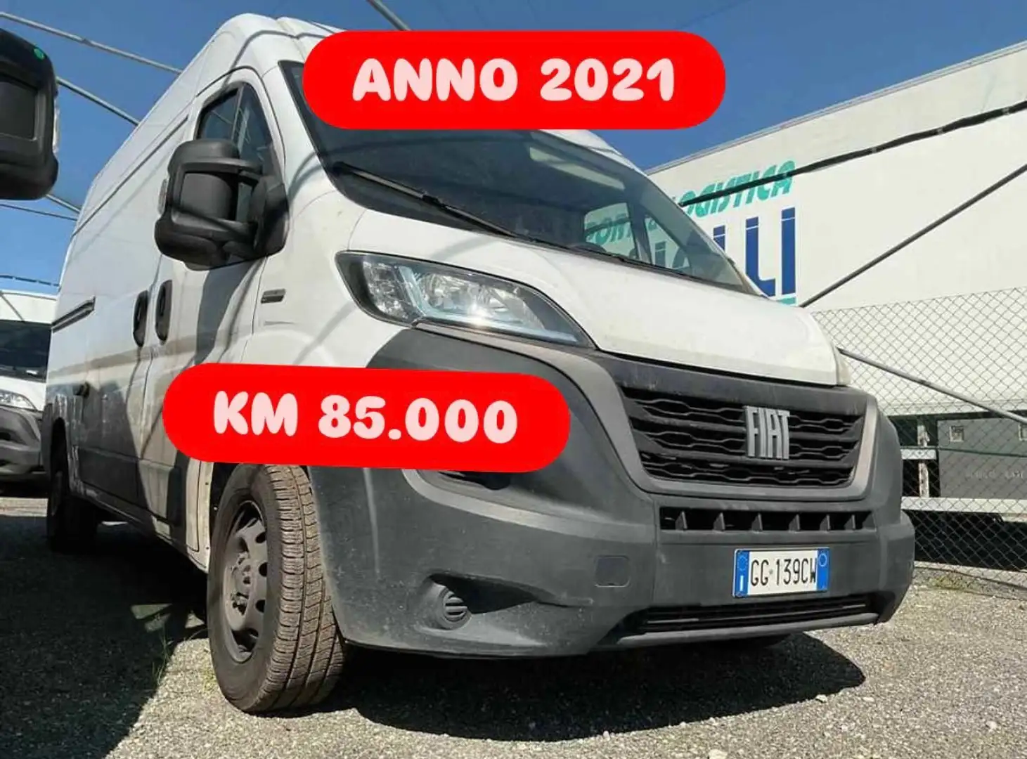 Fiat Ducato 2.2mjt 140cv L2H2 FURGONE KM 85.000 Bianco - 1