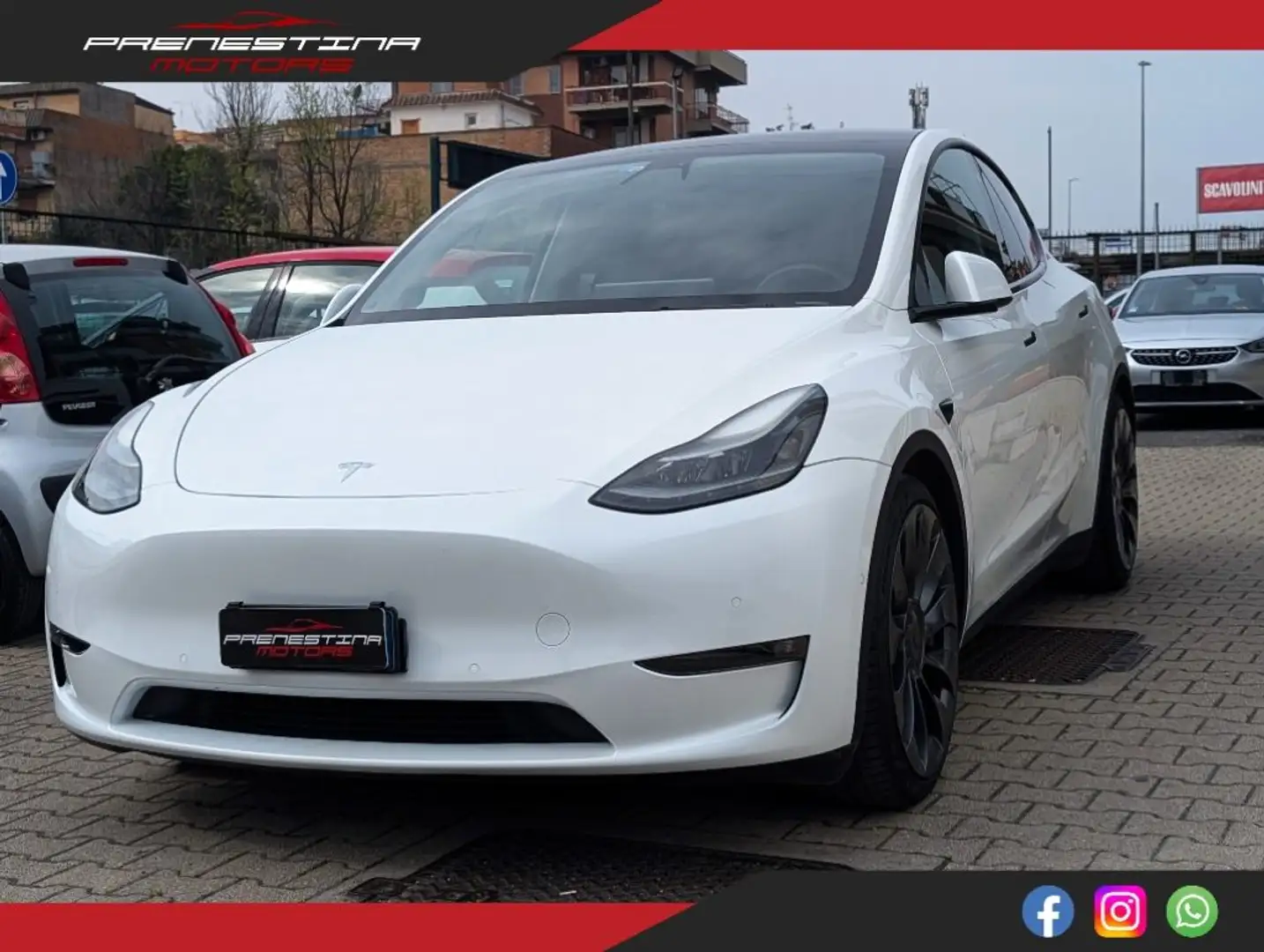 Tesla Model Y Performance AWD Bianco - 1