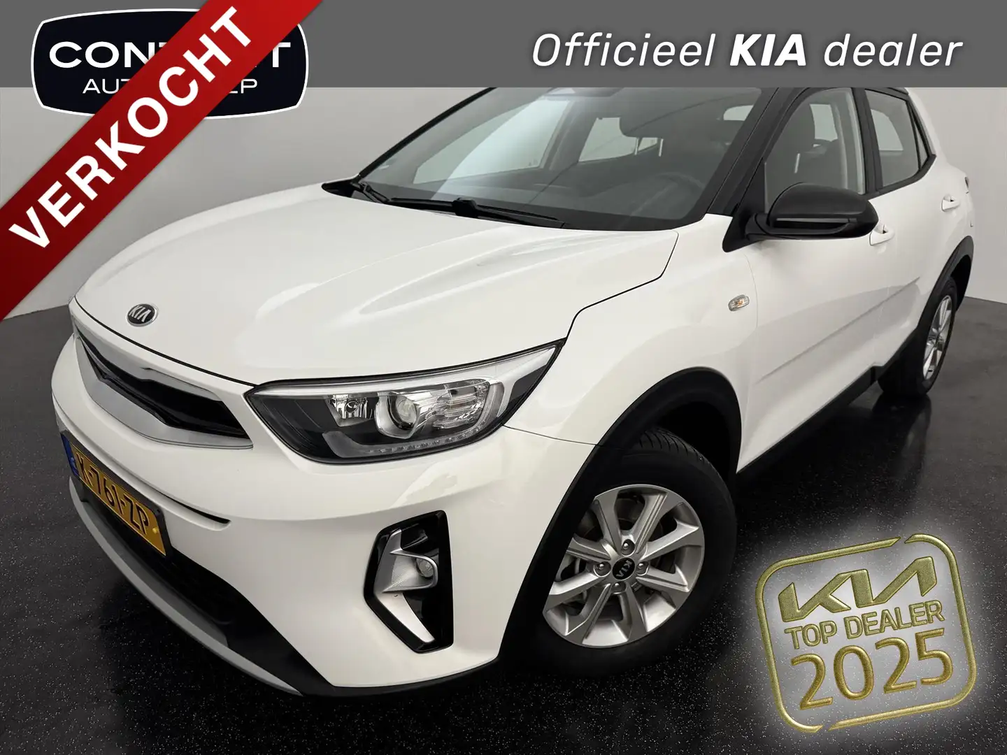 Kia Stonic 1.0 T-GDi 100pk DynamicLine Wit - 1