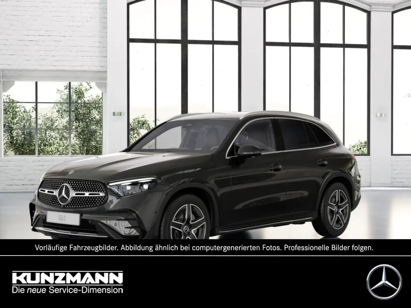 Mercedes-Benz GLC 200 d 4MATIC AMG MBUX Navi Memory AHK 360° Grau - 1