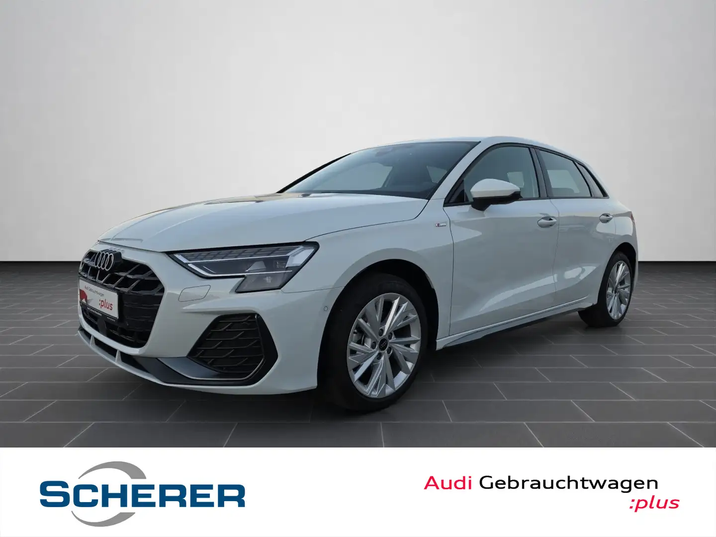 Audi A3 35 TFSI S tronic S LINE NAVI PLUS A Weiß - 1