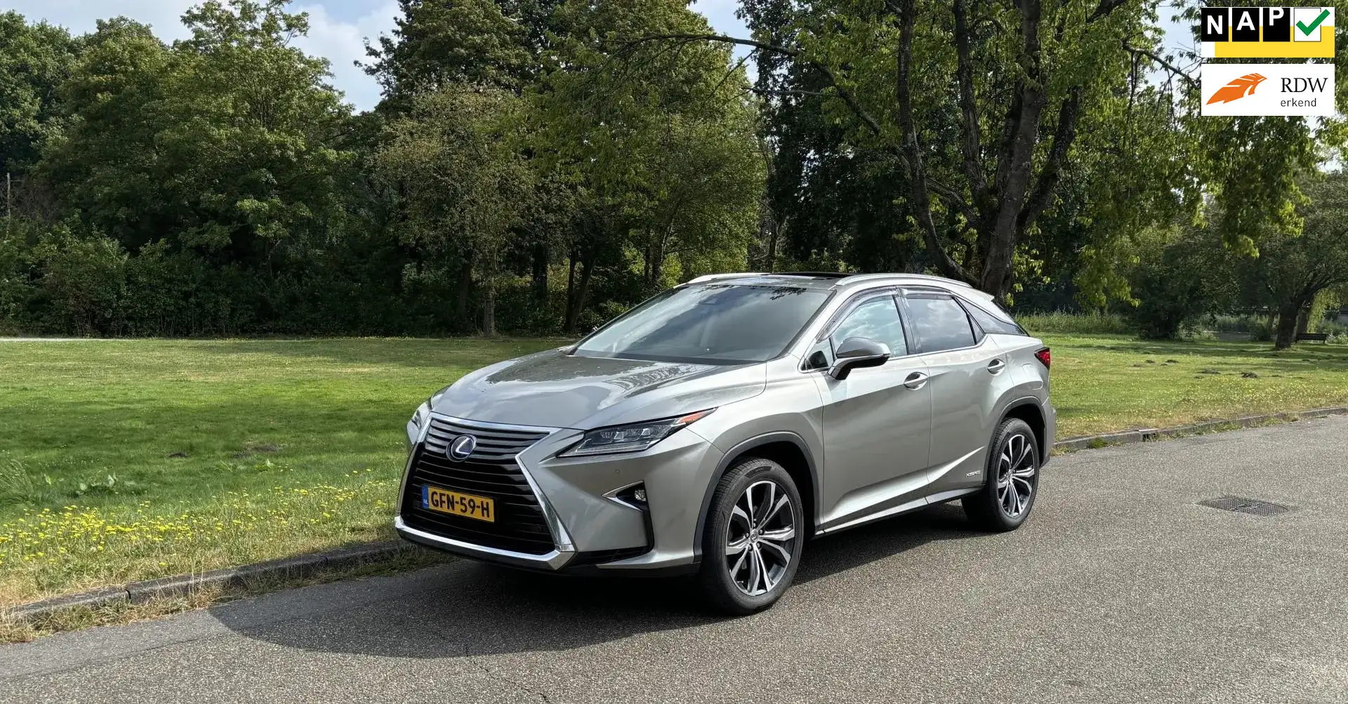 Lexus RX 450h Lexus onderhouden. Stoelkoeling-Schuifdak Grijs - 1