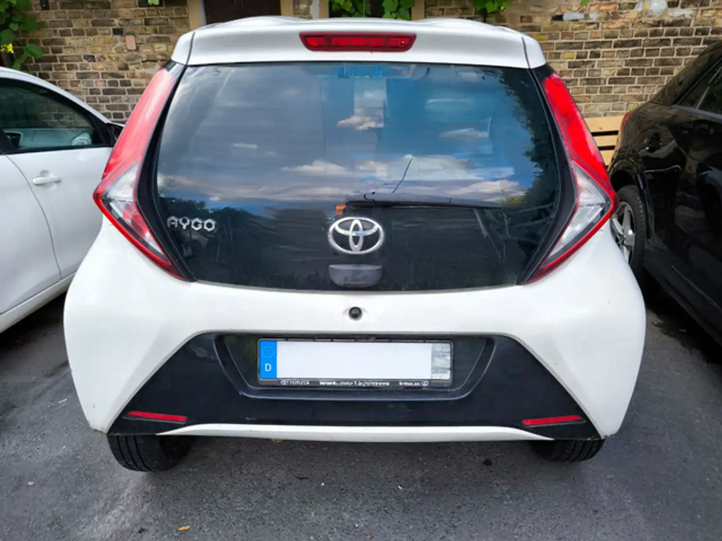 Toyota Aygo 1.0 * SHZ * 1. Hand * Klima * MwSt. ausw, Blanco - 2