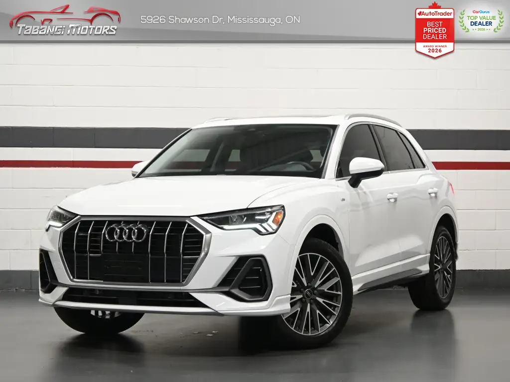 2023 Audi Q3 Progressiv S-Line Panoramic Roof Lane Assist Ambient Light