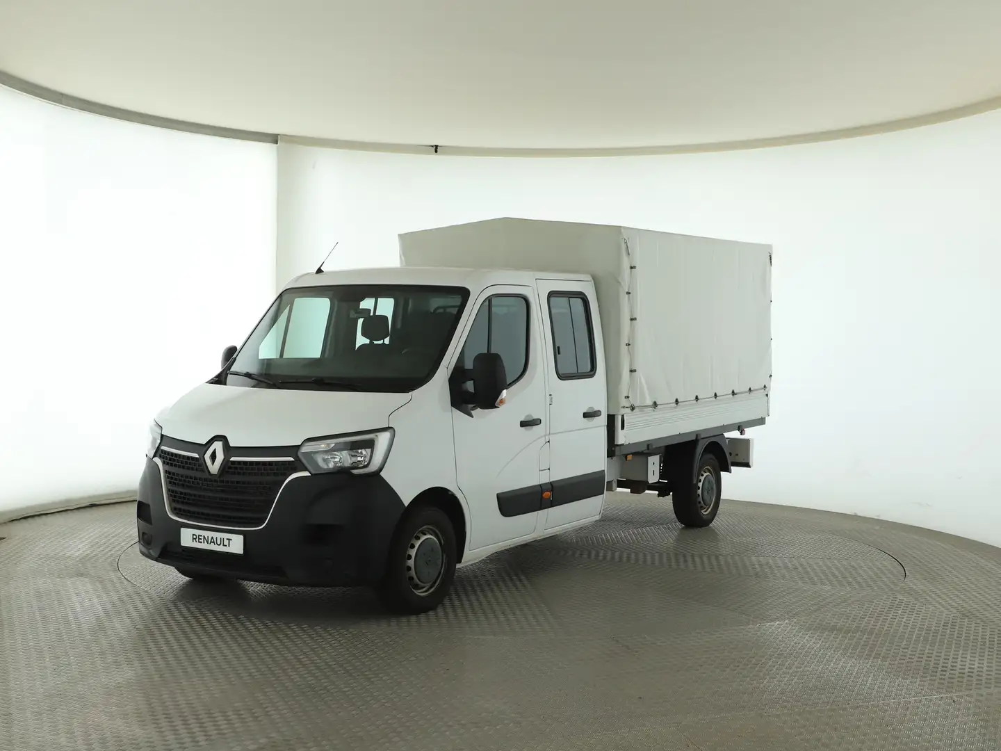 Renault Master PRITSCHE DoKa 3,5t dCi 135 L3H1 KLIMA Weiß - 1