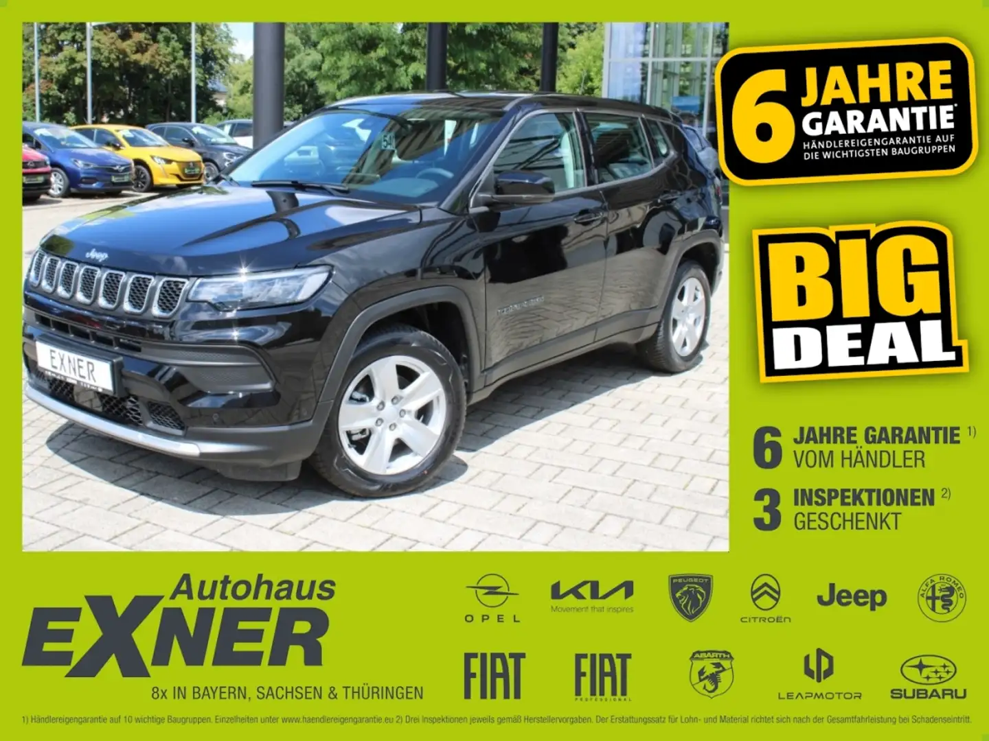 Jeep Compass Altitude Sitzheizung, Rückfahrkamera Schwarz - 1