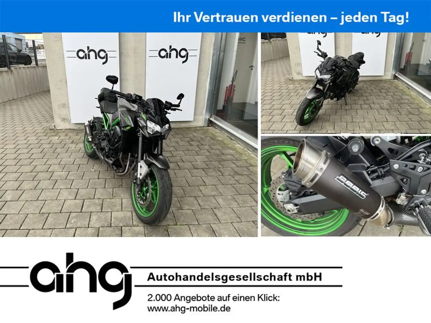 Kawasaki Z 900 mit Bodis Auspuff, Lenkerendenspiegeln uvm. Vert - 1