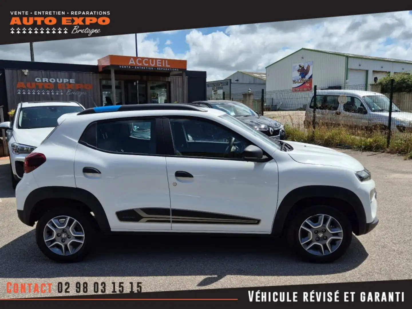 Dacia Spring BUSINESS 2022 - ACHAT INTEGRAL Blanc - 2