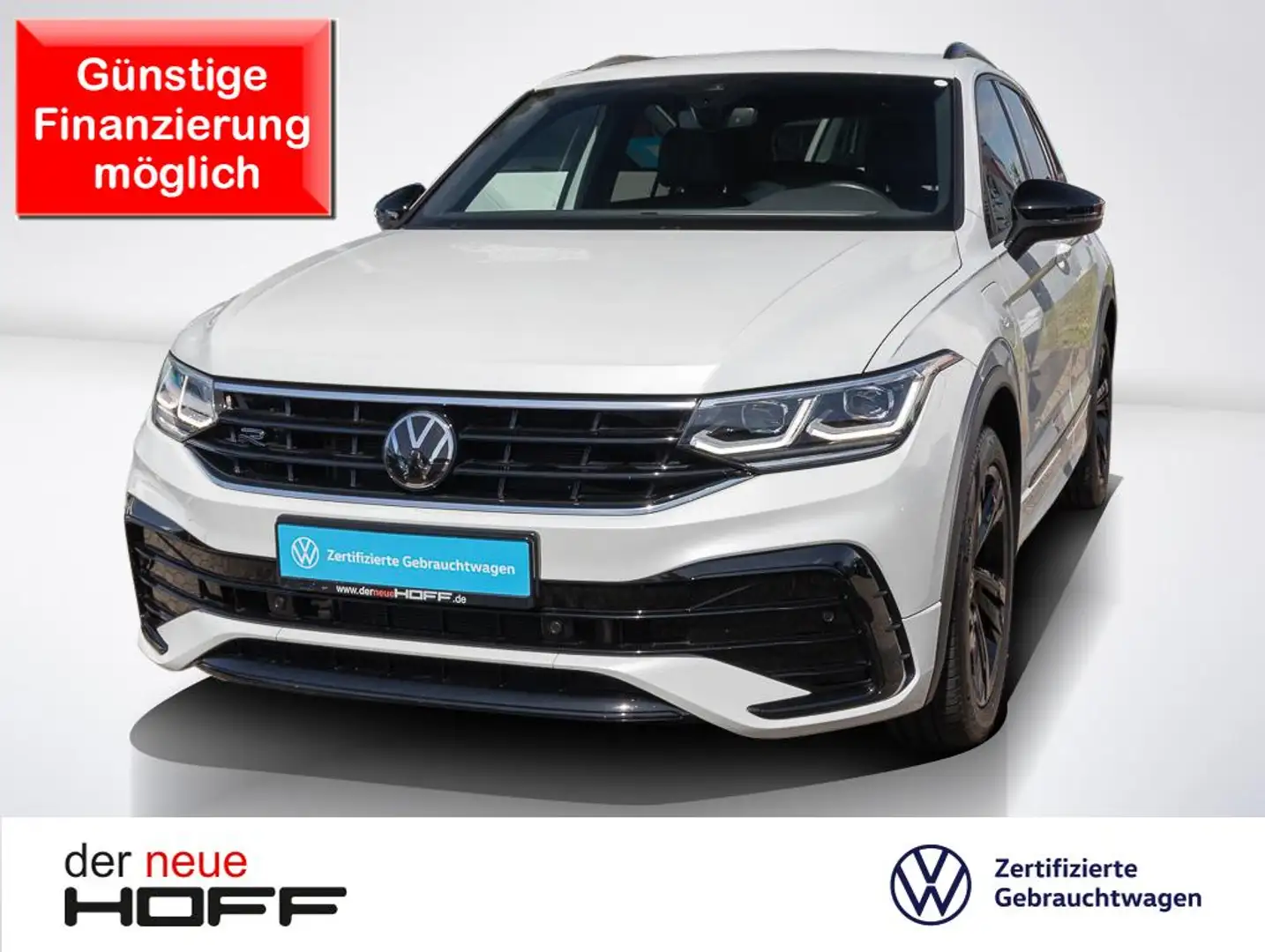 Volkswagen Tiguan 1.4 TSI eHybrid R-Line Leder Matrix Kamera Navi Weiß - 1