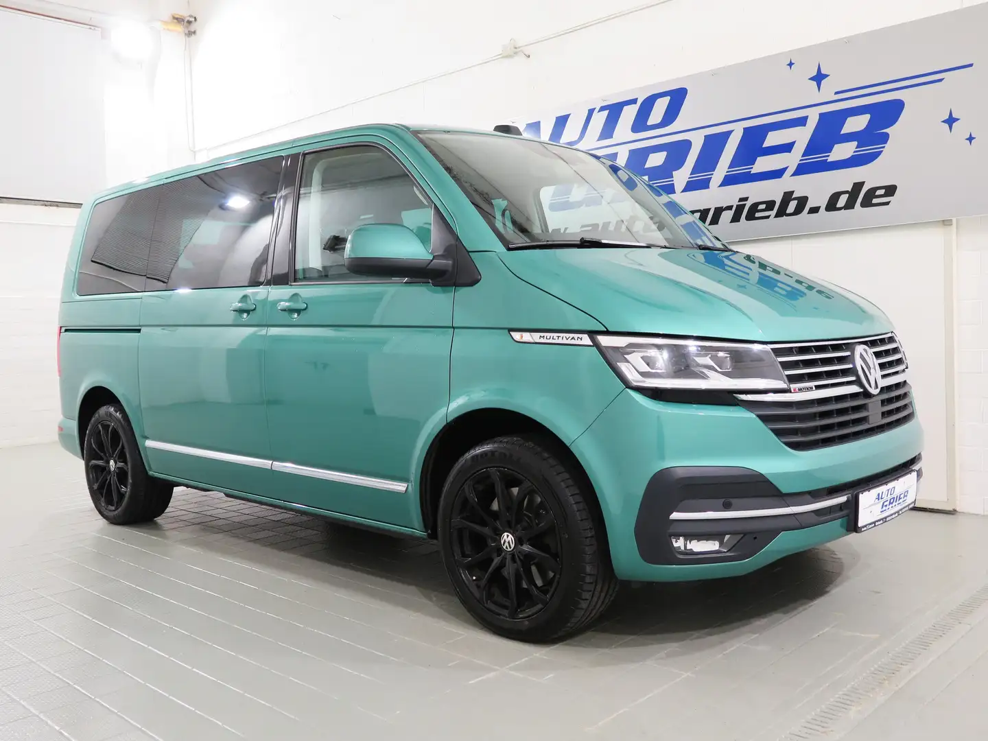 Volkswagen T6 Multivan Multivan Generation Six 4MOTION LED, AHK, App Grün - 1