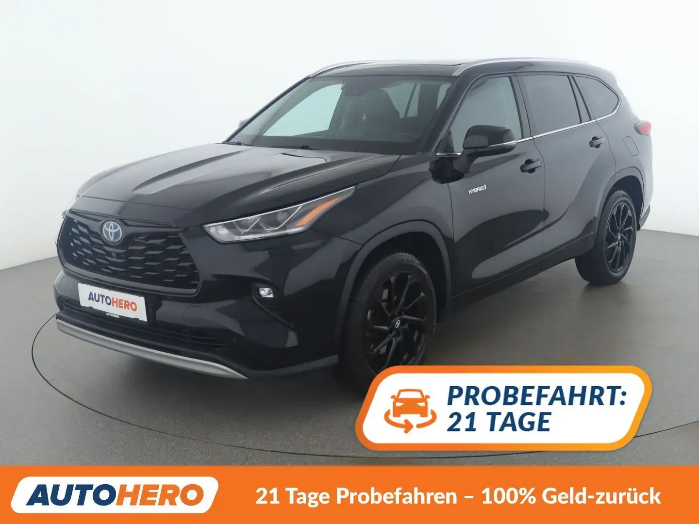 Toyota Highlander 2.5 Hybrid Lounge AWD Schwarz - 1