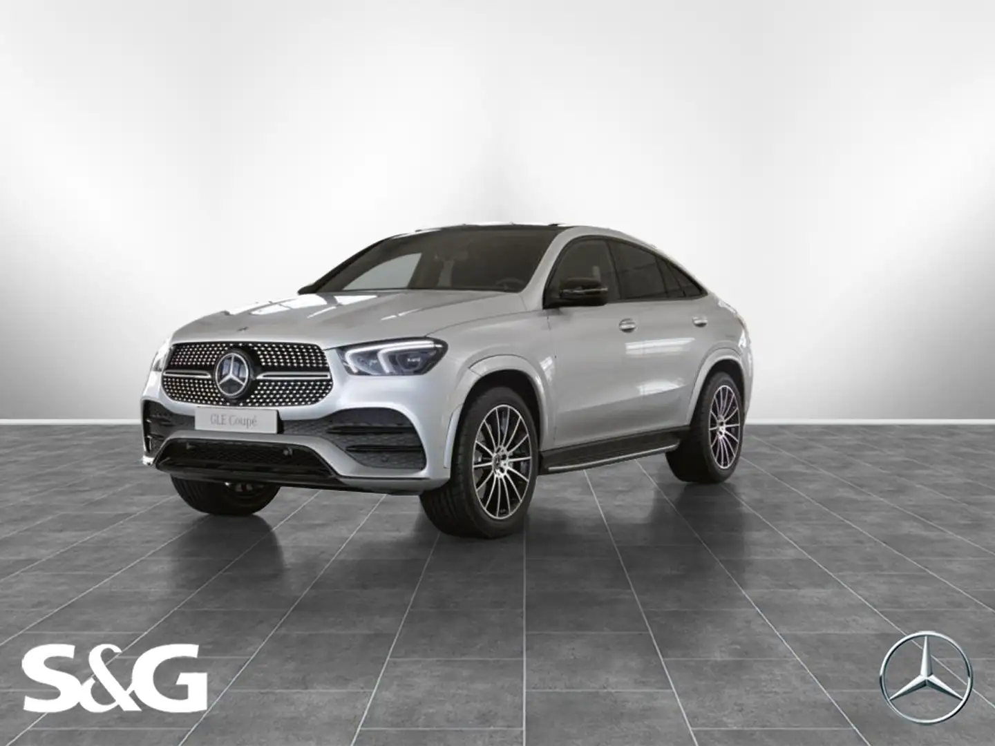 Mercedes-Benz GLE 350 e 4M Coupé AMG Night+MBUX+RüKam+Pano Weiß - 1
