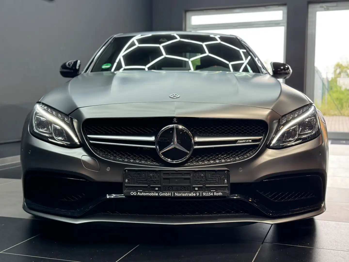 Mercedes-Benz C 63 AMG C 63 S AMG*360*PAGA*MEMORY*DESIGNO*DISTRONIC*TOP Gris - 2
