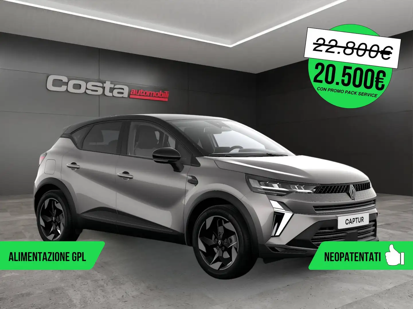 Renault Captur 2ª serie ECO-G 100 CV Techno Gris - 1