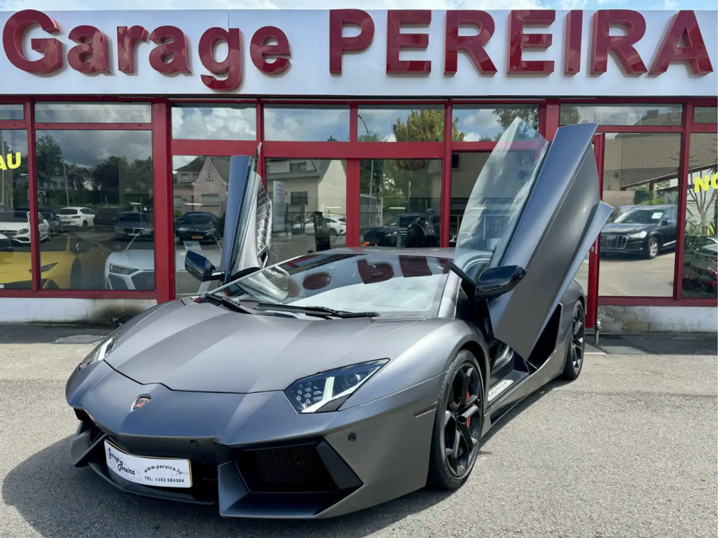 Lamborghini Aventador LP 700-4 LIFT CARBON CUIR NAVI Чорний - 2