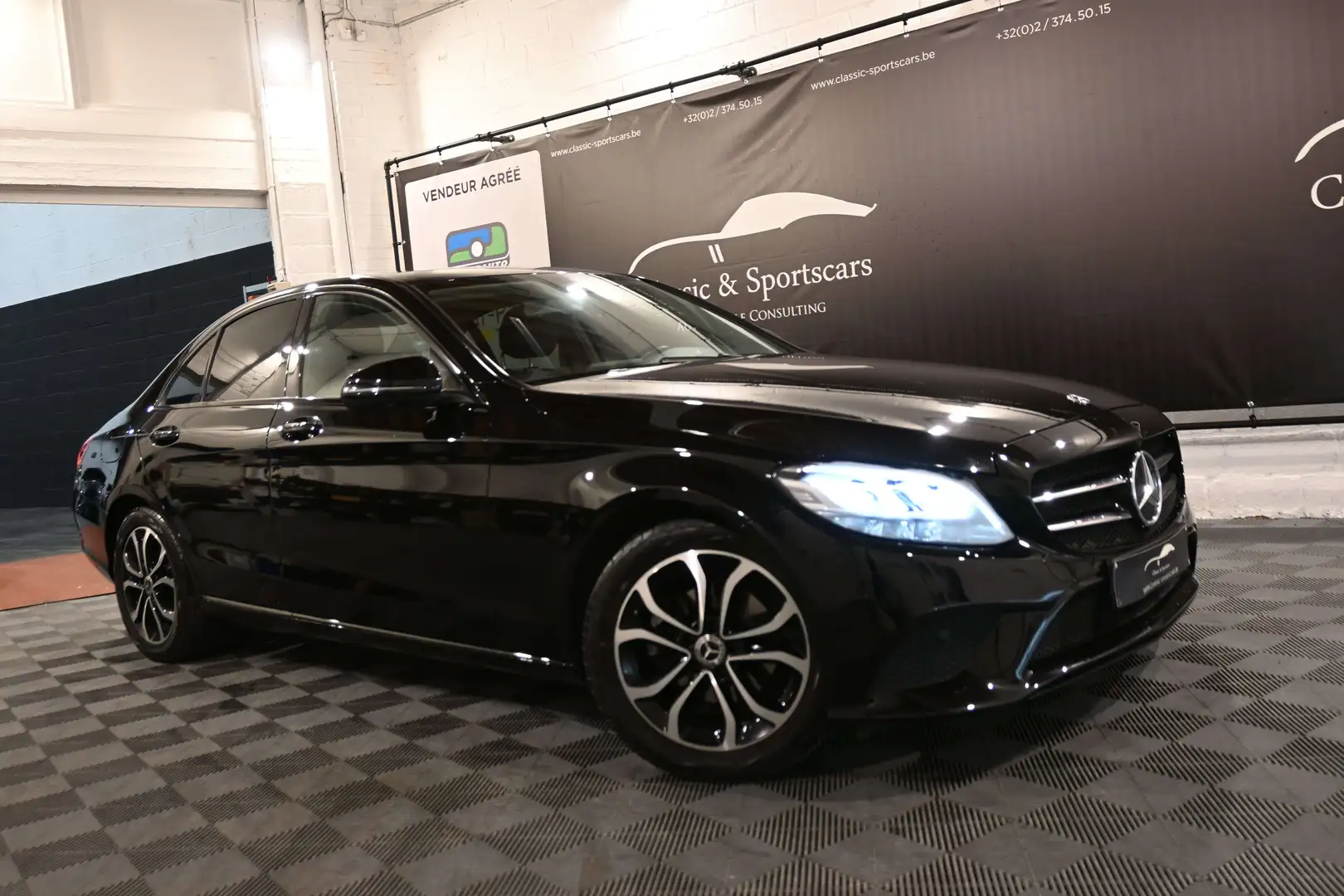 Mercedes-Benz C 180 SPORT EURO 6d / CAMERA 360 / CARPLAY / ANDROID Noir - 2