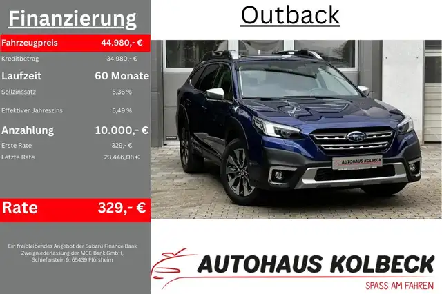 Subaru OUTBACK 2.5i Lineartronic Platinum