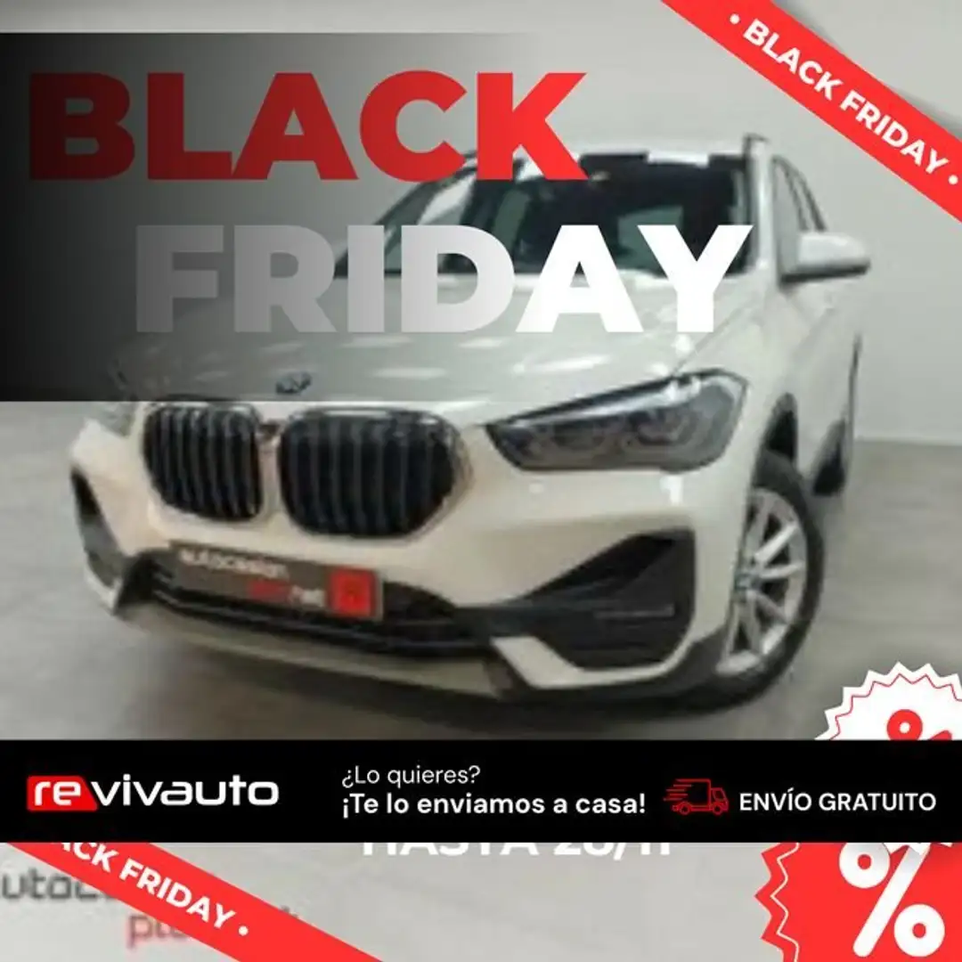 BMW X1 sDrive 18dA Business Blanc - 1