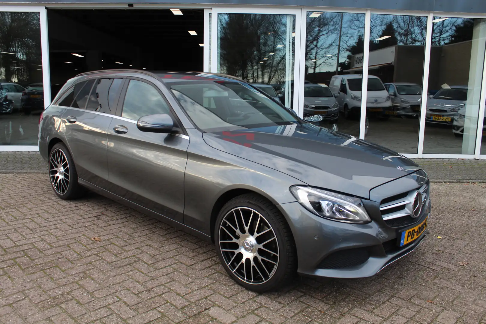 Mercedes-Benz C 160 Estate Premium//NAVI//TREKHAAK!! Gris - 2