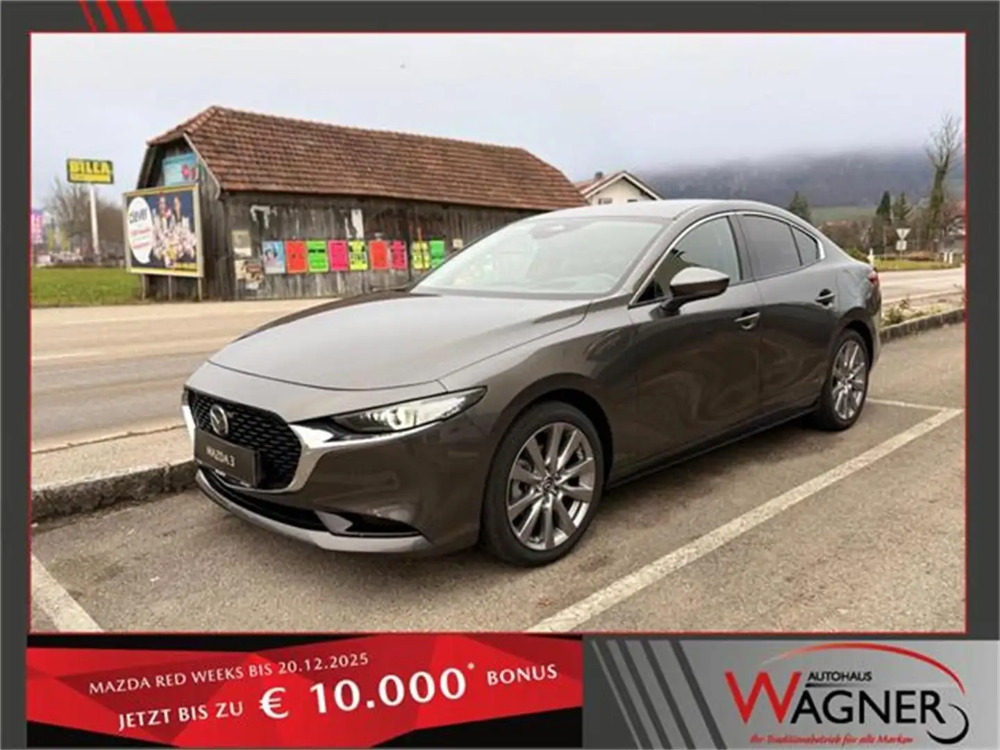 Mazda 3 Sedan e-Skyactiv G140 Exclusive-Line Aut. *ab € Grau - 1