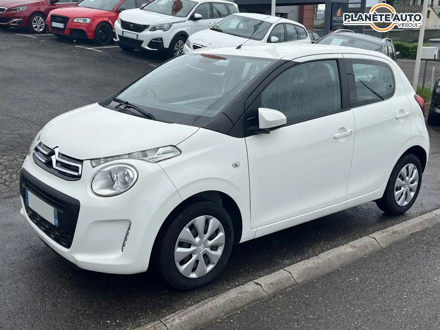 Citroen C1 1.0i VTi - 72  2019 BERLINE Shine - 1ERE MAIN - LI Weiß - 1