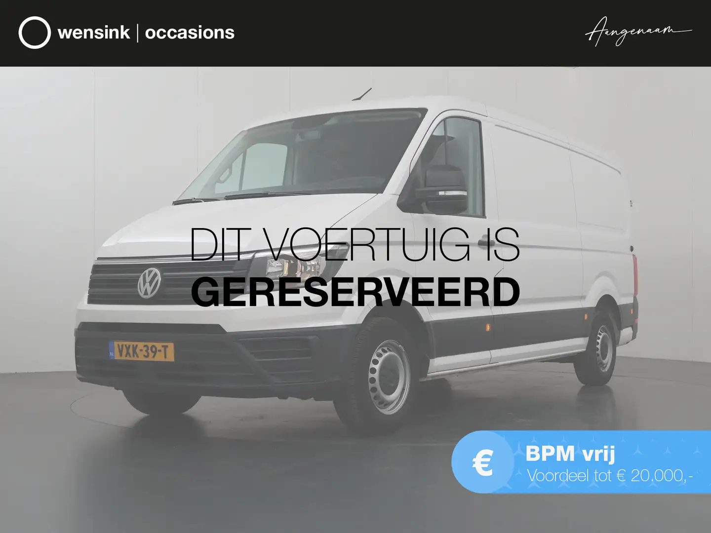 Volkswagen Crafter 2.0 TDI Aut. | L3 H2 | TRENDLINE | ACHTERUITRIJCAM Blanc - 1