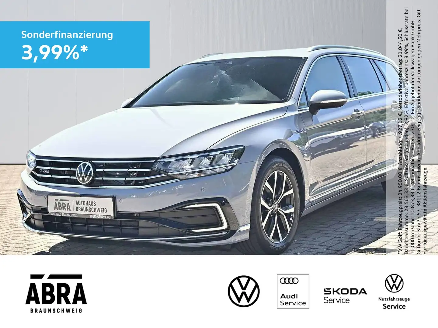 Volkswagen Passat Variant 1.4 eTSI GTE DSG LED+CAM+NAVI+ACC Grau - 1