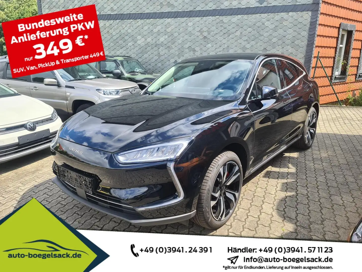 Seres Seres 5 LUXURY 4x4 EV SPORT+LED+PANORAMA+NAVI+20 Zwart - 1