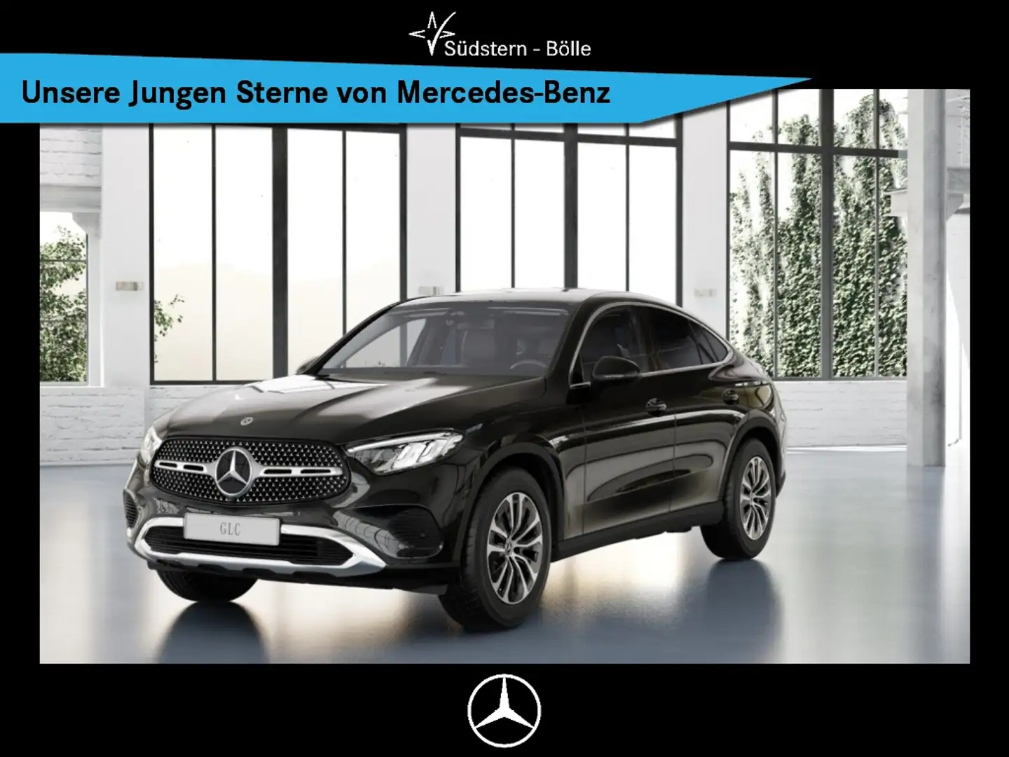 Mercedes-Benz GLC 200 4M Coupé AVANTGARDE+AMBIENTE+MEMORY+MBUX Schwarz - 1
