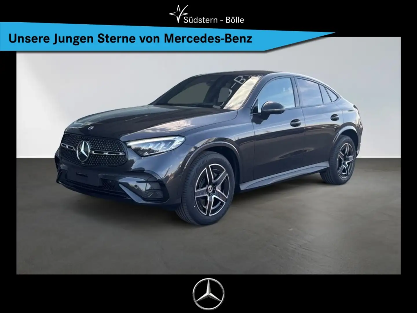 Mercedes-Benz GLC 220 d 4M Coupe +AMG+DISTRO+NAVI+KAMERA+AHK Gris - 1