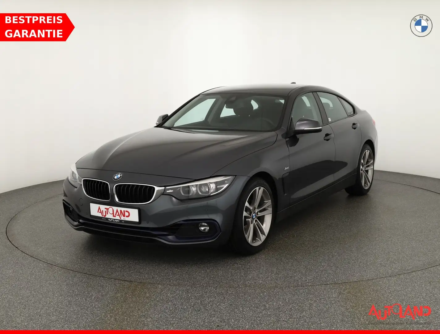 BMW 420 420i Gran Coupe Sport Line Bi-Xenon Navi Leder Grijs - 1